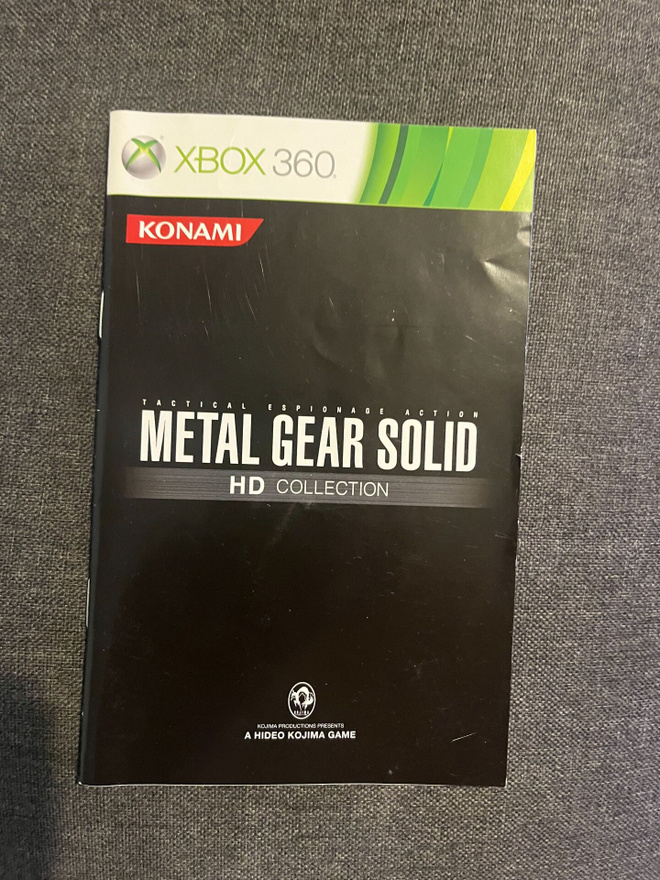 Metal Gear Solid HD Collection Ohjekirja