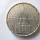 Natsi-Saksa 5 reichsmark 1934 F Potsdam Garrison Church - pikkukuva 1