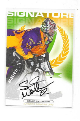 2003-04 SHL Signatures # Sinuhe Wallinheimo Färjestad JYP