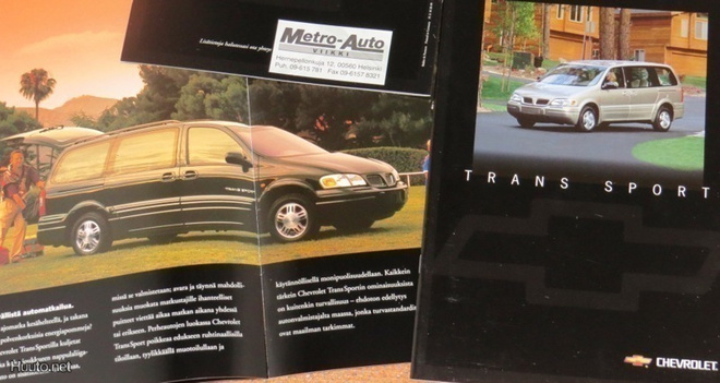 1997 Chevrolet Trans Sport  esite - suom KUIN UUSI - 26 siv