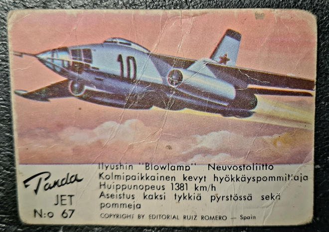 Panda - Jet sarja purkkakuva nro 67 (1963)