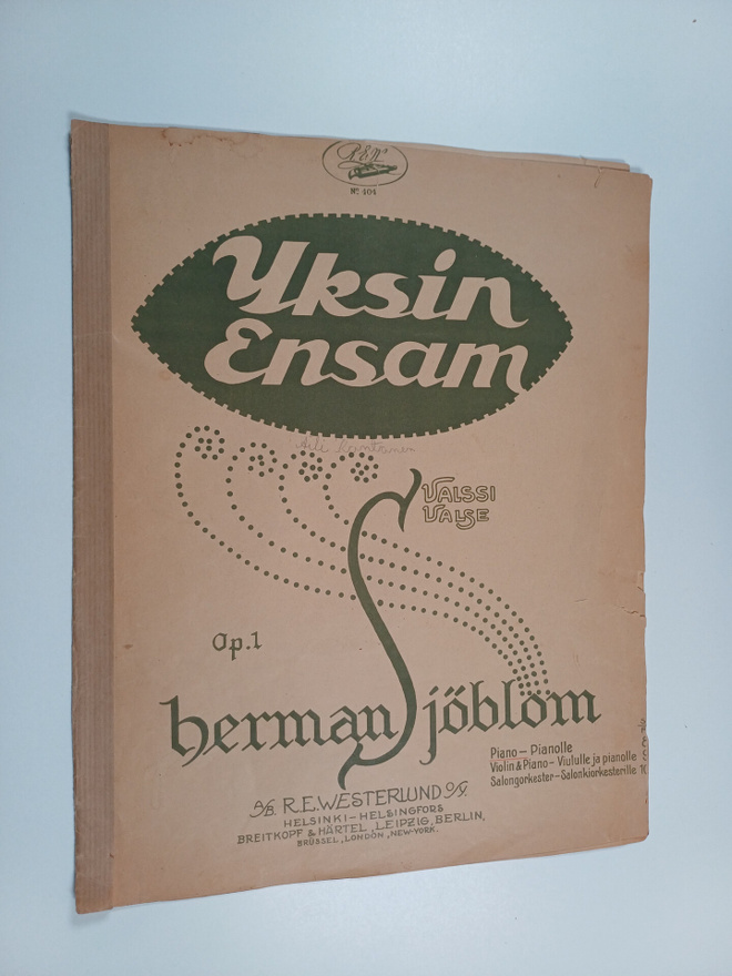 Herman Sjöblom : Yksin - Ensam