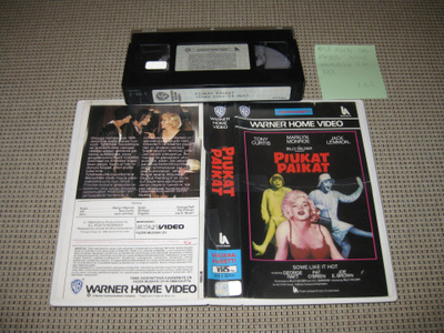 Piukat Paikat-VHS (FIx, Warner Home Video, Marilyn Monroe)