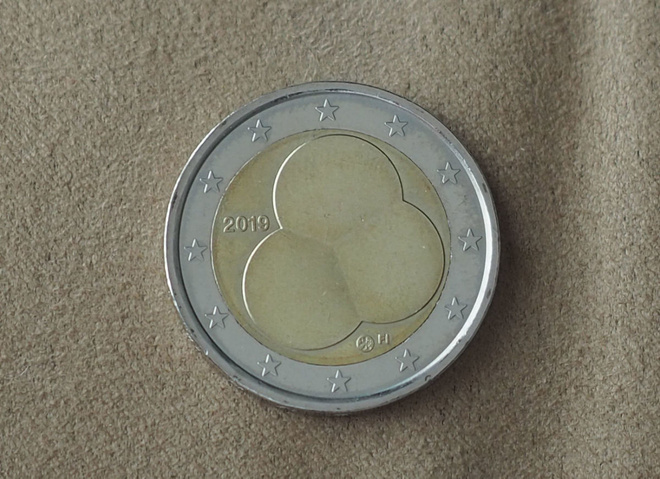 2 EUR Suomen Hallitusmuoto 1919 2019