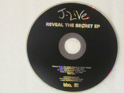 J-Live • Reveal The Secret PROMO CD-EP