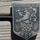 Vaakuna merkki Jakobstad 1978 Pietarsaari. Halkaisija - 25mm - pikkukuva 4