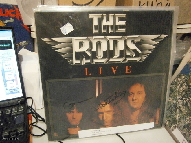 THE RODS - LIVE VINYYLI KAHDELLA NIMMARILLA +