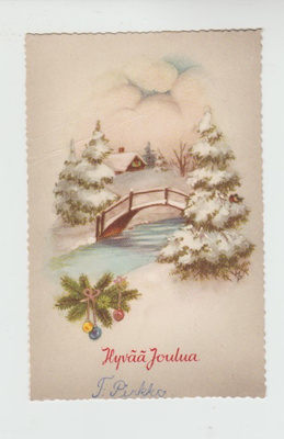 Postikortti, JOULU, vanha