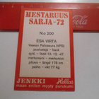K 6 Jenkki Mestaruus sarja -72 # 200 Esa Virta VPS - pikkukuva 2