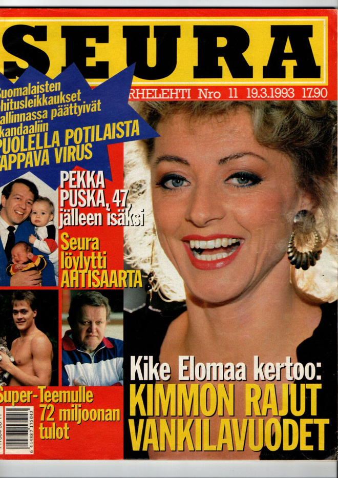 Seura n:o 11 1993 Kike. Pekka. Arja. Murmanski. Thaimaa.    