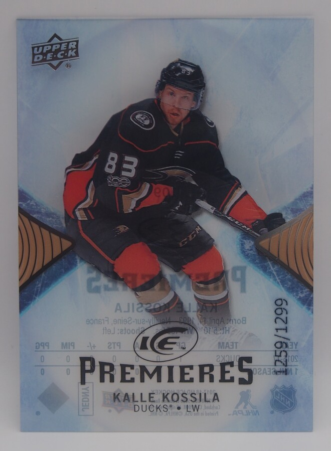 2017-18 Ice Premieres Kalle Kossila /1299