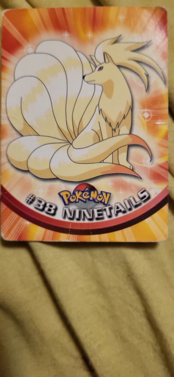 Ninetales #38 green Topps TV Animation Edition card
