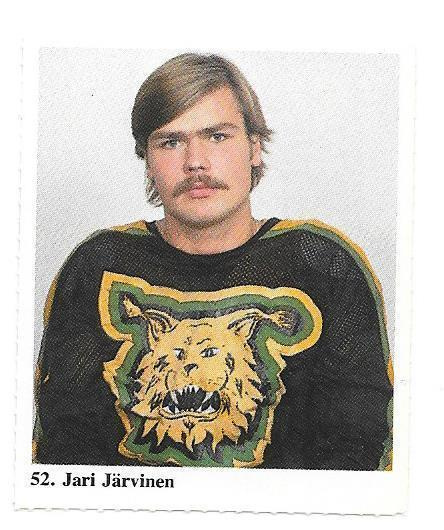 1978-79 SM-Liiga #52 Jari Järvinen Ilves
