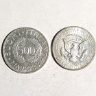 Suomi ja USA Hopea kolikot 1952 ja 1968 - pikkukuva 1