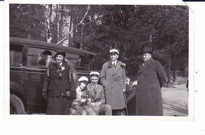 VANHA Valokuva UPEA Auto 1930-l 6 x 9 cm