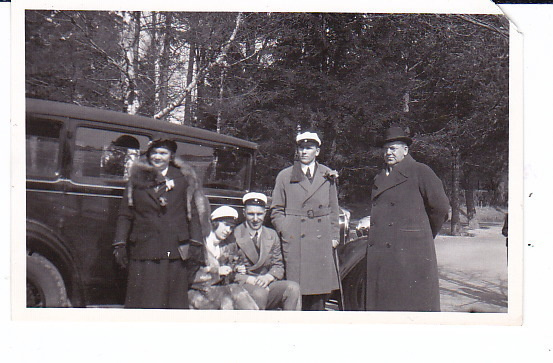 VANHA Valokuva UPEA Auto 1930-l 6 x 9 cm