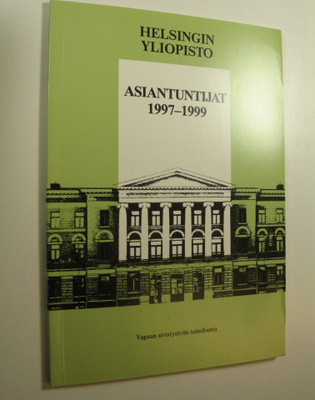 Auli ym. (toim.) Aho : Asiantuntijat 1997-1999 = Sakkunni...
