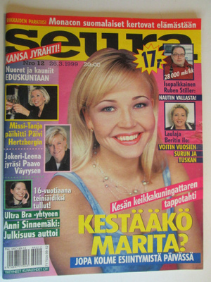 SEURA LEHTI 12 / 1999 SISÄLLYSLUETTELO KUVA 2 ja 3