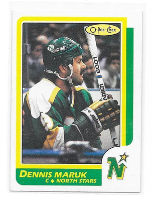 1986-87 OPC #60 Dennis Maruk Minnesota North Stars