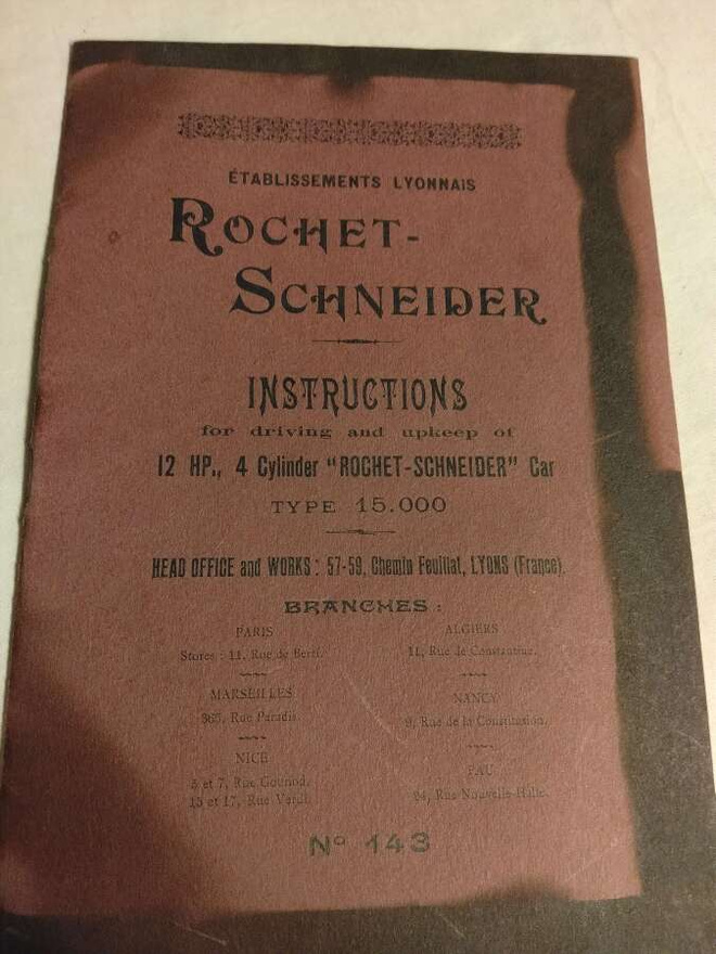 rochet-schneider  instructions