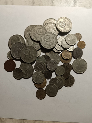 Kasa venäläisiä kolikoita