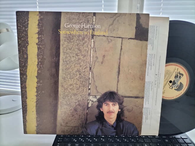 GEORGE HARRISON, Somewhere in England, LP US -81 HIENO !!