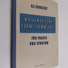 R. F. Kundert : Mathematische formelsammlung : fur praxis... - pikkukuva 1