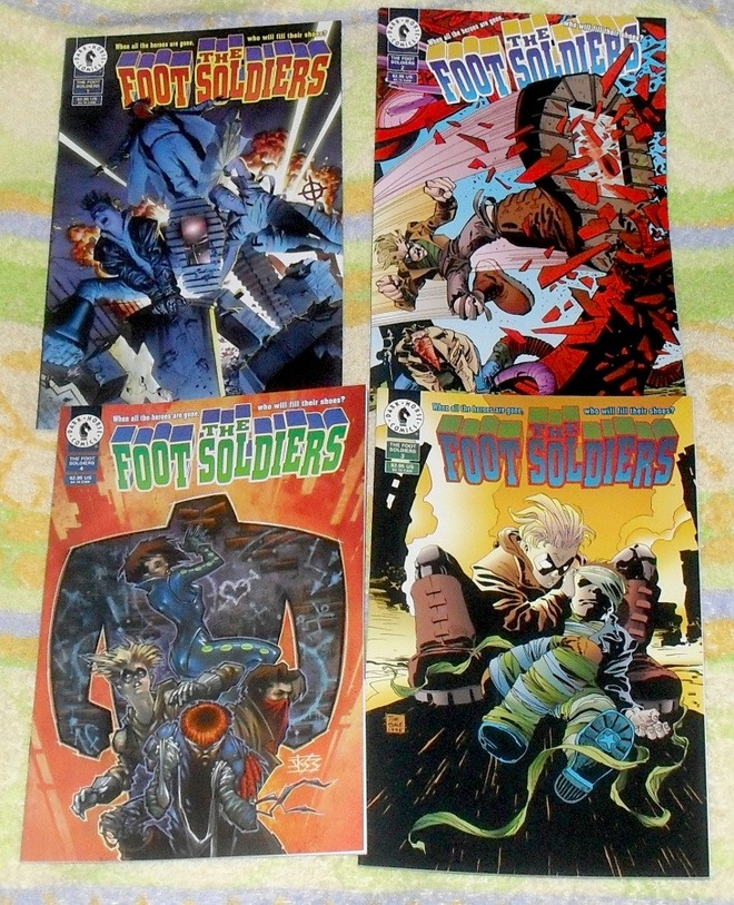 The Foot Soldiers #1-4, koko sarja + Ashcan