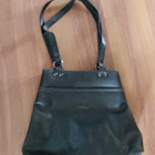 Harmaanmusta naisten käsilaukku noin 30 x 29 cm - pikkukuva 2
