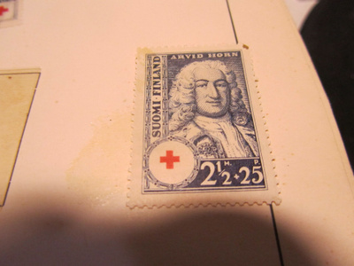 1936 punainen risti 2 1/2 , 25, postituore