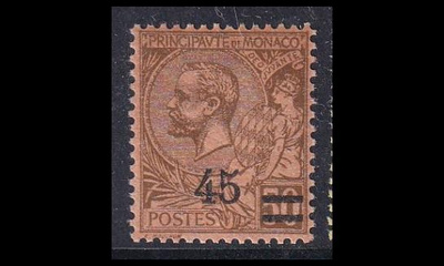 Monaco 70 * Prinssi Albert I 45/50 C (1924)