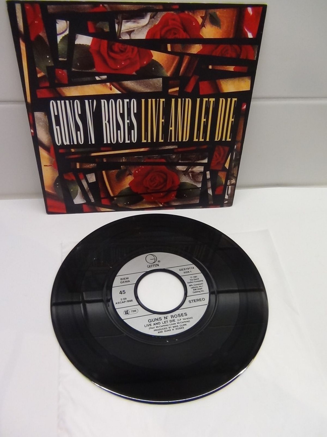 GUNS N´ ROSES 7´LIVE AND LET DIE, LIVE AND LET DIE (Live )