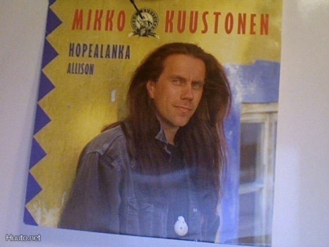 MIKKO KUUSTONEN :: HOPEALANKA / ALLISON :: VINYYLI 7" 1992