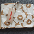 Marimekko mini unikko A5 pussukka ruskea - pikkukuva 1