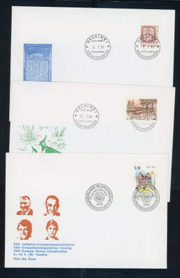 FDC 1981 kaikki 11 FDC kuorta