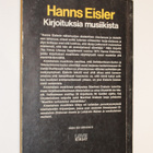 Hanns Eisler: Kirjoituksia musiikista - pikkukuva 2