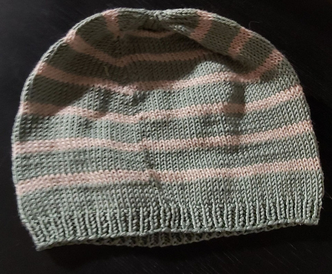 Uusi puuvillapipo vauvalle vihreä / beige