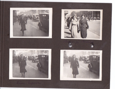 4 VANHAA Valokuvaa Kivat Autot Helsinki 1930-l 6 x 9 cm