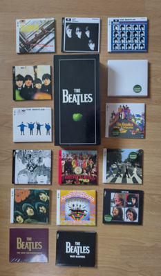The Beatles 15 CD + DWD levy boksi .