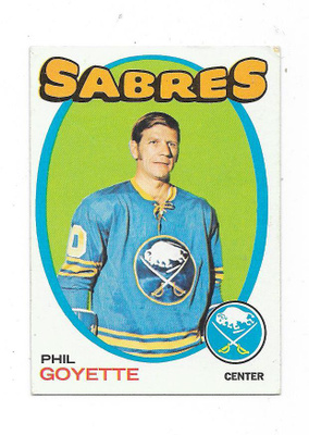 1971-72 Topps #88 Phil Goyette , Buffalo Sabres