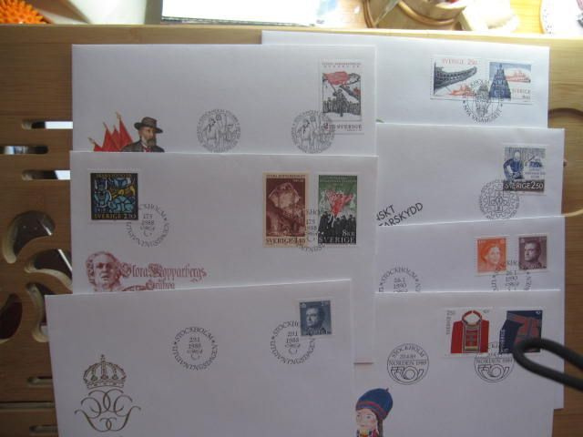 Ruotsi, 7 erinlaista FDC-kuorta