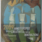 2009 San Marino 2€- juhlaraha Folderi Luovuus ja Innovaatio - pikkukuva 1