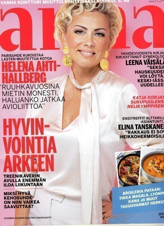 Anna n:o 34 2020 Helena Ahti-Hallberg. Leena Väisälä. Elina