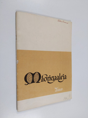 Egil Cederlöf : Madrigaaleja