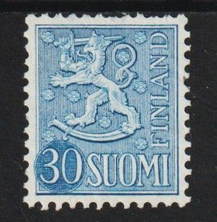 1956 30mk Leijona yleismerkki leimaamattomana