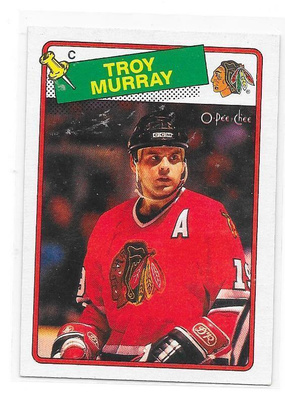 1988-89 OPC #106 Troy Murray Chicago Blackhawks