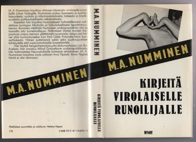 Numminen, M. A.: Kirjeitä virolaiselle runoilijalle,skp, K3+