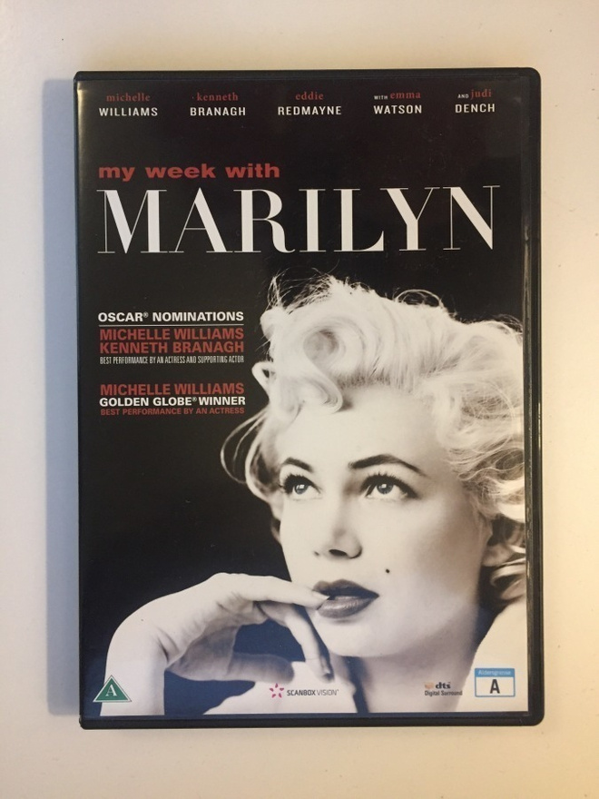 My week with Marilyn (2011) perustuu tositapahtumiin (DVD)