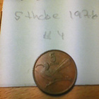 Botswana 5 thebe 1976, km#4 - pikkukuva 1