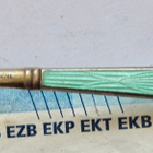 VANHA Lusikka Sterling Finland Hopeaa Emali Design 1955 UPEA - pikkukuva 1